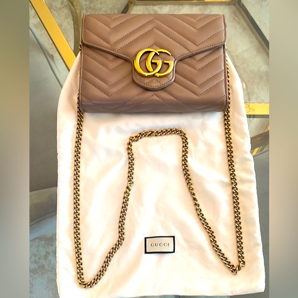 Gucci mini GG Marmont Matelasse Shoulder Bag - Picture 5 of 5